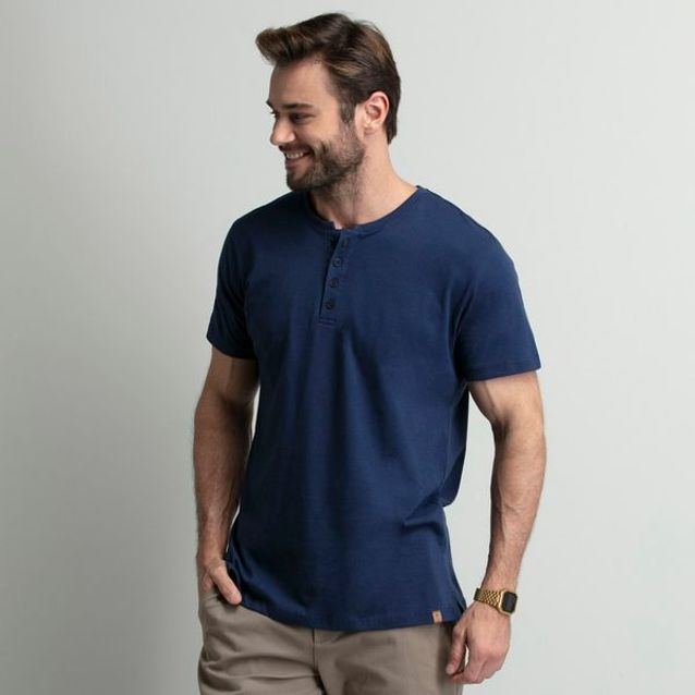 henley masculina